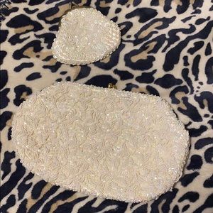 1960’s vintage beaded purse and coin wallet